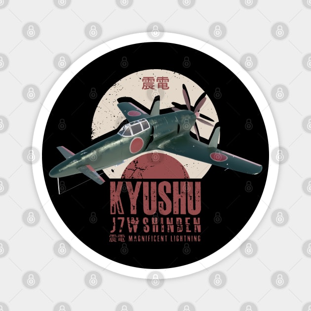 Kyushu J7W Shinden Magnet by Distant War